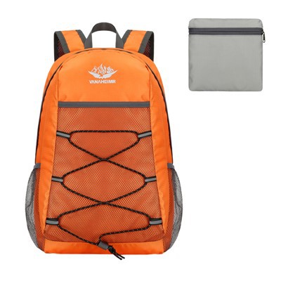 Sac de peau pliable extérieur